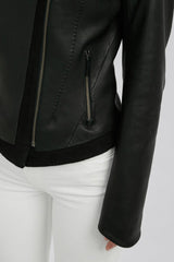 Sophie - Black Leather Jacket