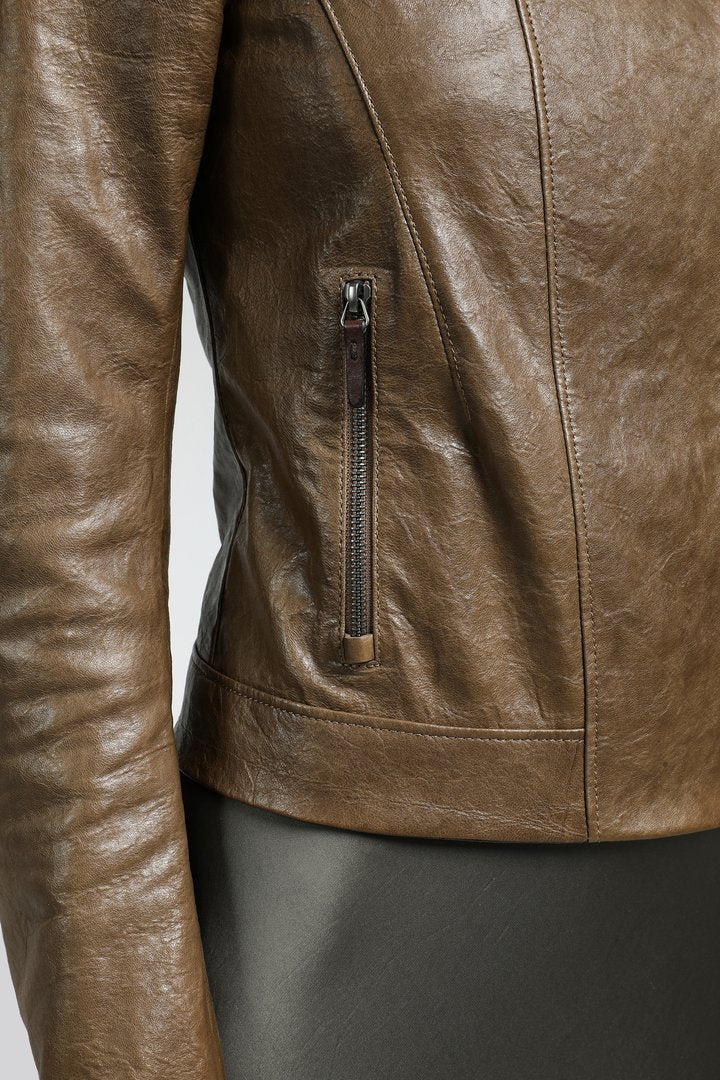 Maze - S V Brown Leather – P Tobacco Jacket