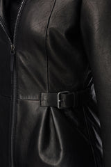 Rosie - Black Leather Jacket
