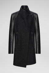 Jeanne - Anthracite Wool Coat