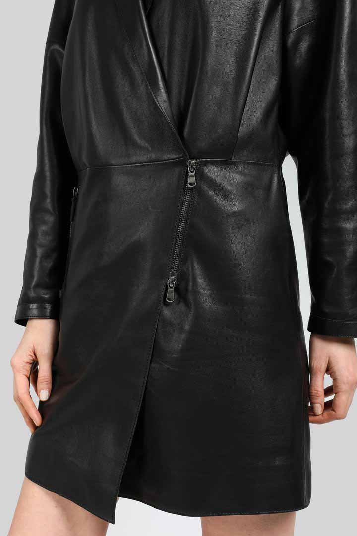 Black Leather Dress