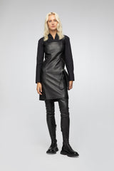 Macia - Black Leather Dress
