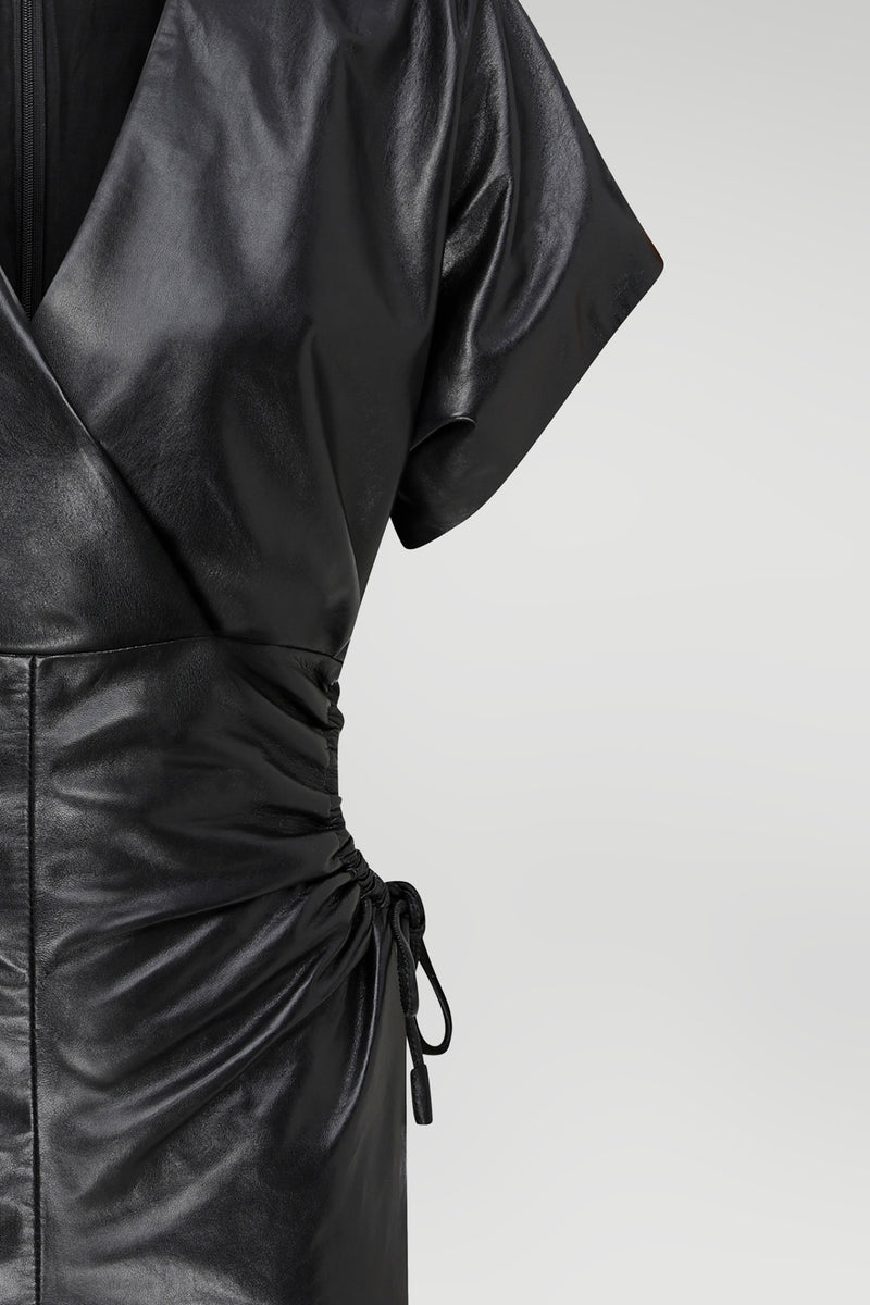 Sonia- Leather Dress