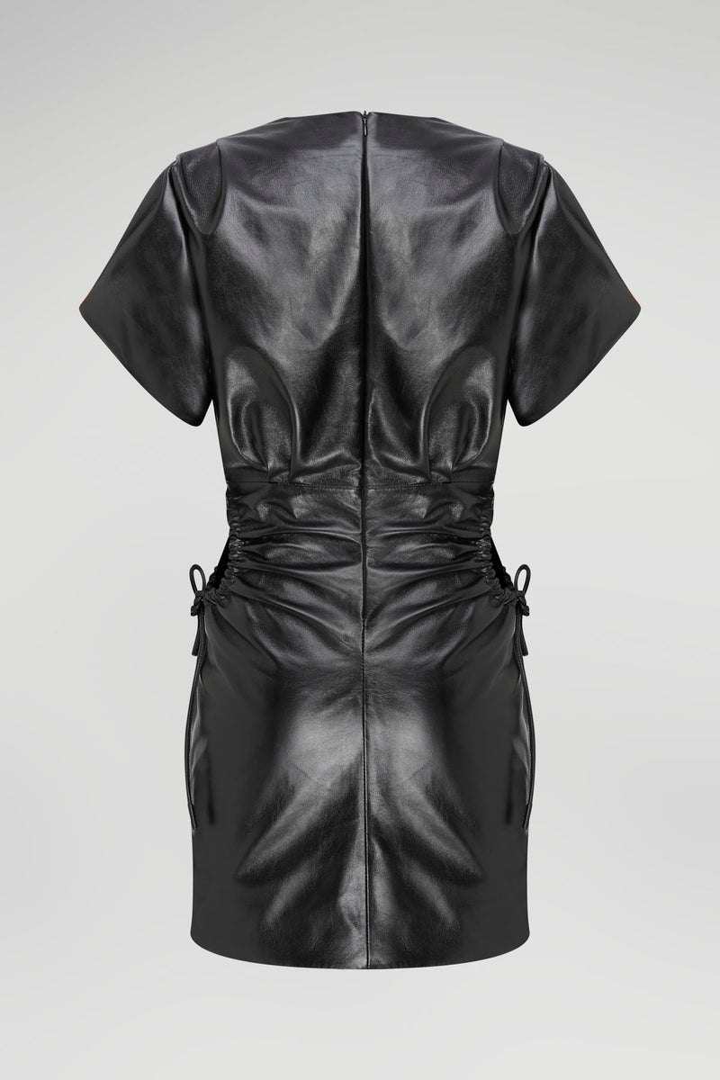 Sonia- Leather Dress