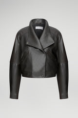 Salamone - Brown Bitter Leather Jacket