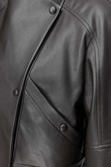 Salamone - Brown Bitter Leather Jacket