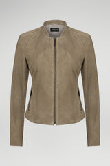 Sun - Beige Leather Jacket