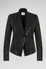 Anna - Black Leather Jacket