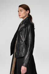Luna - Black Leather Jacket