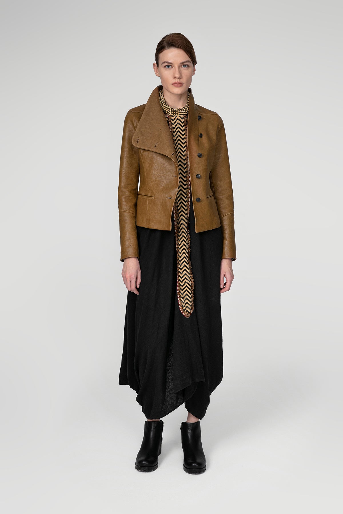 Camel Leather Jacket – V S P