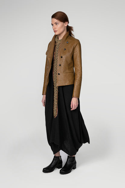 V S P - Terra - Camel Leather Jacket