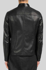 Theo - Black Leather Jacket