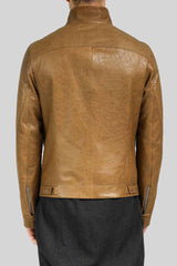 Maxime - Camel Leather Jacket