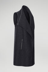 Zoe - Anthracite Wool Vest