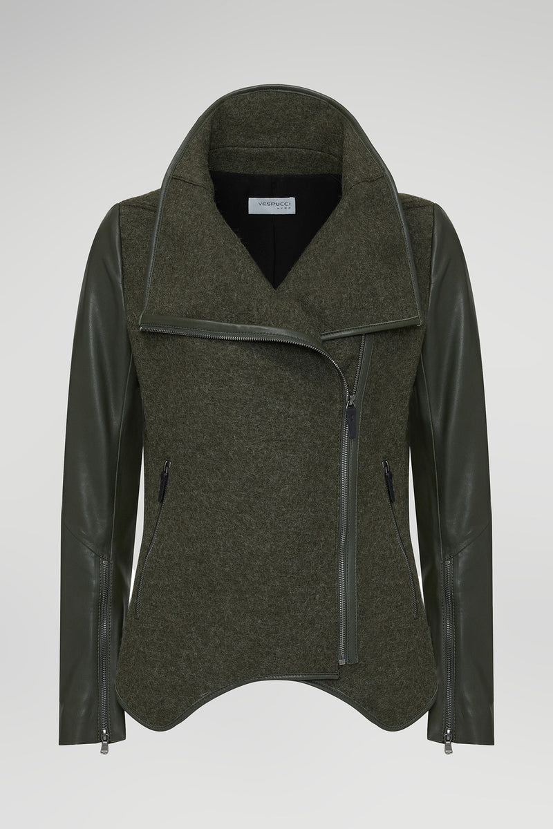 Veste en laine Verte