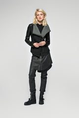 Veste en laine Anthracite Gris