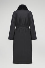 Sophia - Black Wool Coat