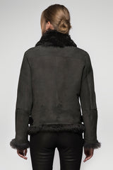 Anthracite Shearling Jacket