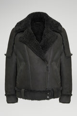 Dakota - Anthracite Shearling Jacket