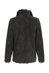Leo - Anthracite Shearling Jacket