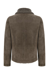 David - Grey Stone Shearling Jacket