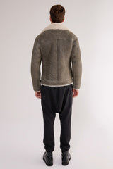 David - Green Shearling Jacket