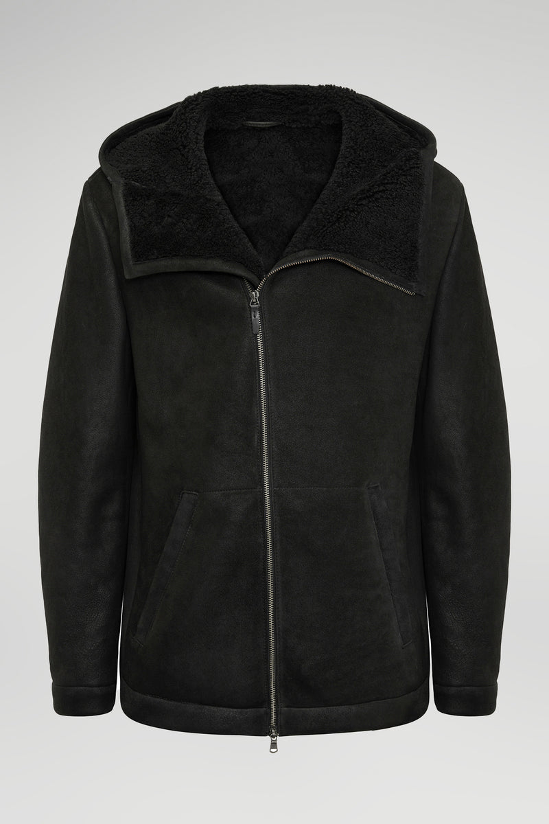 Rowan - Black Shearling Jacket