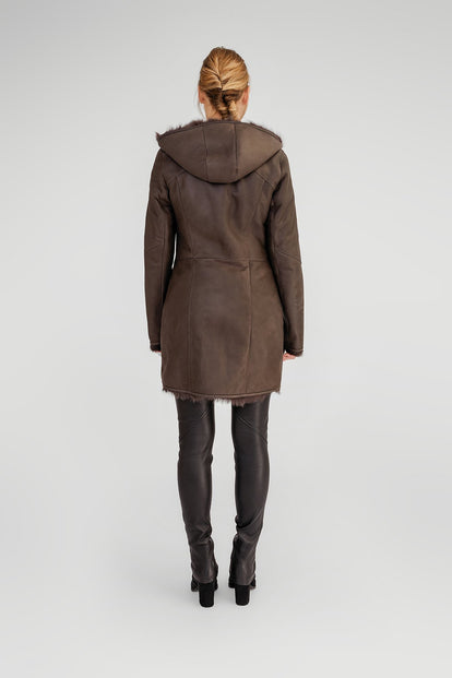 ジャケット・アウター SEFR BROWN MOHAIR ESCO COAT Esco Coat in Brown Mohair – SVRN