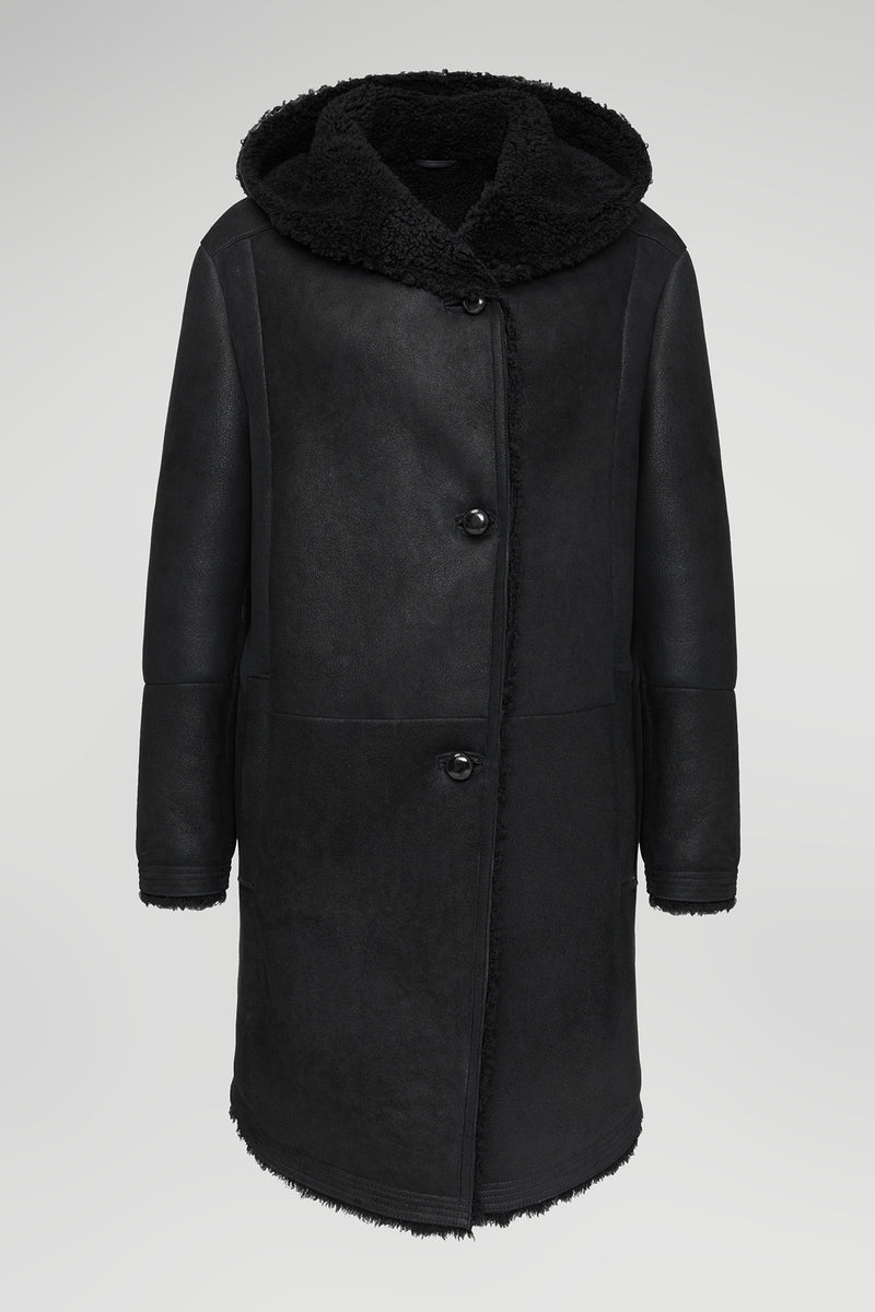 Serenity - Manteau en peau lainée