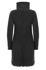 Valerie - Anthracite Shearling Coat