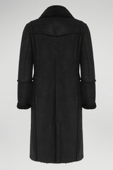Emberly - Black Shearling Coat