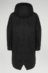 Adelyn - Black Shearling Coat