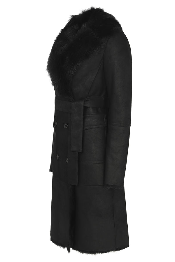 Arthemisia - Black Shearling Coat