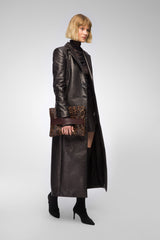 Laurence - Black Leather Coat