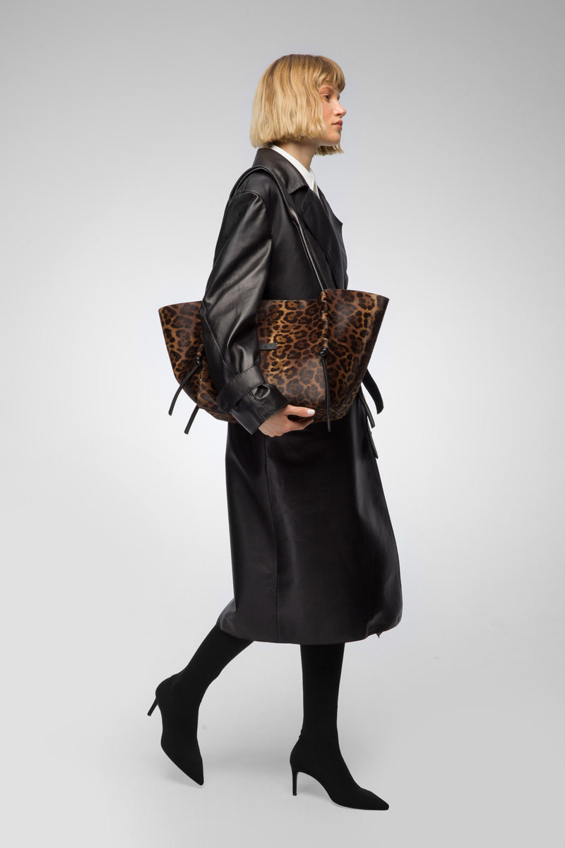 Jacobine - Brown Leopard Bag