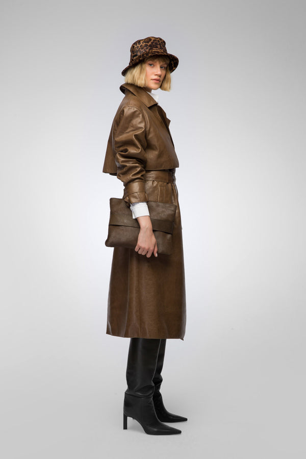 Isabelle  - Manteau en cuir