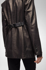 Oceane - Black Leather Jacket