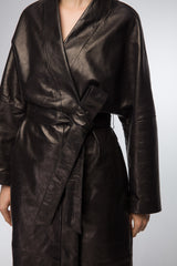 Camelya - Leather Coat