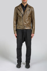 Damien - Brown Tobacco Leather Jacket