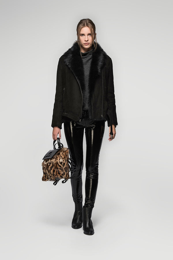 Black Shearling Jacket