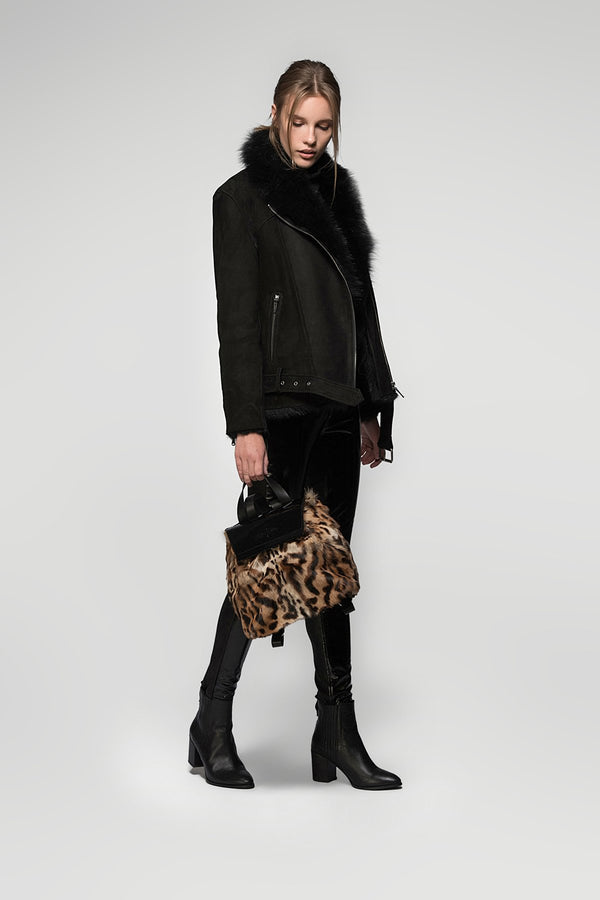 Black Shearling Jacket